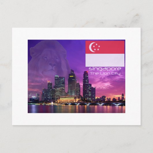 Singapore Briefkaart (Voorkant)