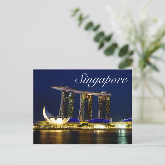Singapore Briefkaart (Staand voorkant)