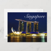 Singapore Briefkaart (Voorkant / Achterkant)