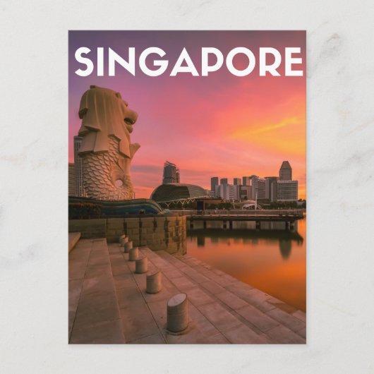Singapore Briefkaart (Voorkant)