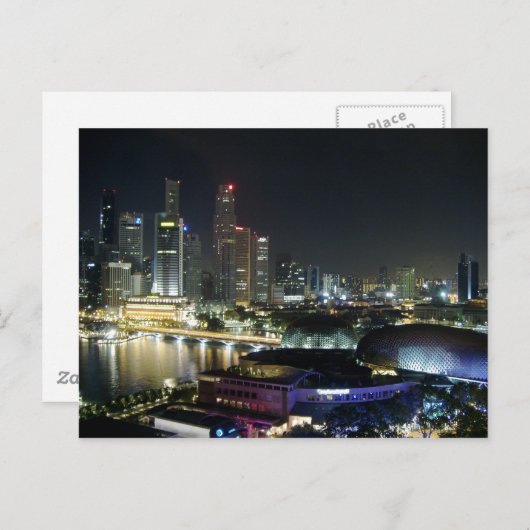 Singapore Briefkaart (Voorkant / Achterkant)