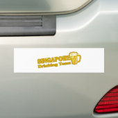 SINGAPORE BUMPERSTICKER (Op auto)
