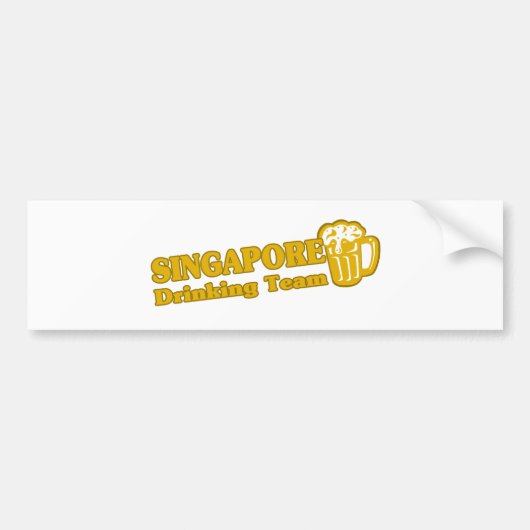 SINGAPORE BUMPERSTICKER (Voorkant)