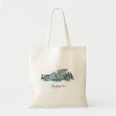 Singapore canvas tas (Voorkant)