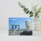 singapore casino merlion briefkaart (Staand voorkant)