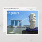 singapore casino merlion briefkaart (Voorkant / Achterkant)