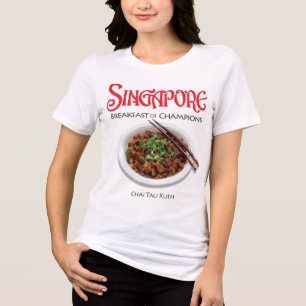 Singapore Chai Tau Kueh - T-shirt met lichte stof