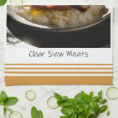 Singapore Char Siew Meats Keukenhanddoek (Gevouwen)