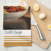 Singapore Chili Crab keukenhanddoek (Quarter Fold)