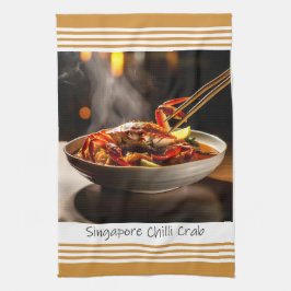 Singapore Chili Crab keukenhanddoek