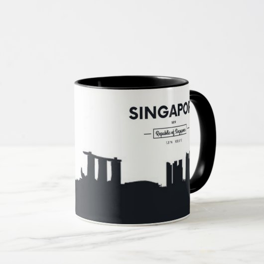 Singapore, China | Stadscoördinaten Mok (Voorkant rechts)