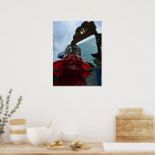 Singapore Chinatown Feestelijke Lampionnen Poster (Keuken)