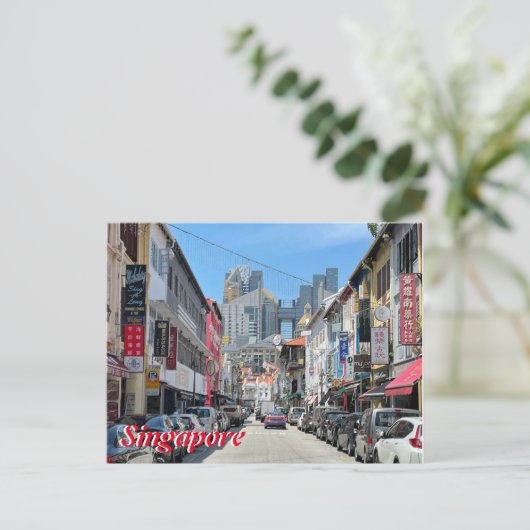 Singapore City View Briefkaart (Staand voorkant)