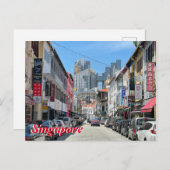 Singapore City View Briefkaart (Voorkant / Achterkant)