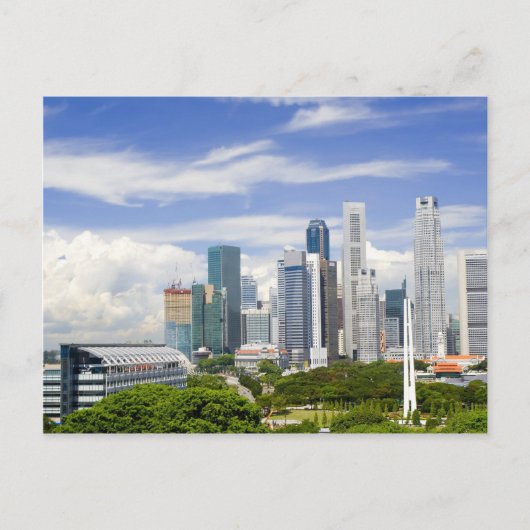 Singapore cityscape briefkaart (Voorkant)