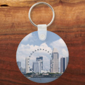 Singapore cityscape sleutelhanger (Voorkant)