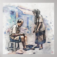 Singapore Cobbler - Grote Archiefdruk