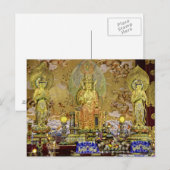 Singapore, de Tooth Relic Temple van Boeddha Briefkaart (Voorkant / Achterkant)
