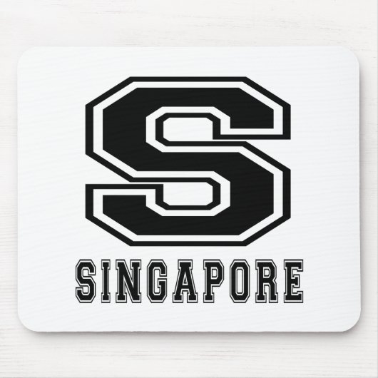 Singapore-Design Muismat (Voorkant)