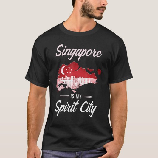 Singapore Design - Singapore is mijn Spirit City T-shirt (Voorkant)
