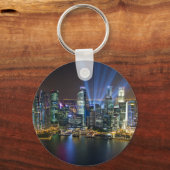 Singapore Downtown Lichtshow Sleutelhanger (Voorkant)