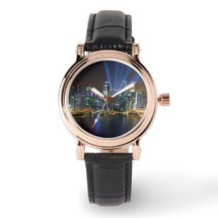 Singapore Downtown Lightshow Horloge