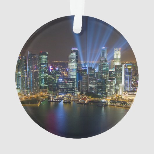 Singapore Downtown Lightshow Ornament (achterkant)