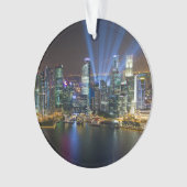 Singapore Downtown Lightshow Ornament (voorkant)