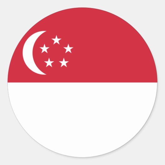 Singapore euro Sticker (Voorkant)