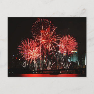Singapore Fireworks Festival 1 Briefkaart