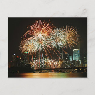 Singapore Fireworks Festival 2 Briefkaart