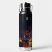 Singapore Fireworks Waterfles (Voorkant)