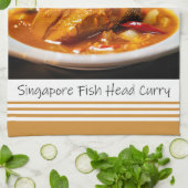 Singapore Fish Head Curry Keukenhanddoek (Gevouwen)
