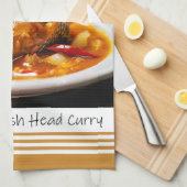 Singapore Fish Head Curry Keukenhanddoek (Quarter Fold)