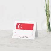 Singapore Flag Bedankkaart (Voorkant)