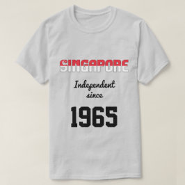 Singapore Flag Independence Celebration T-shirt