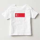 Singapore Flag Kinder Shirts (Voorkant)