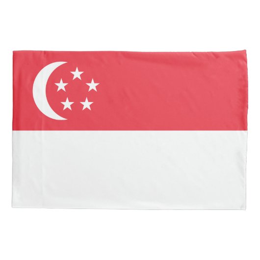 Singapore Flag Kussensloop (Achterkant)