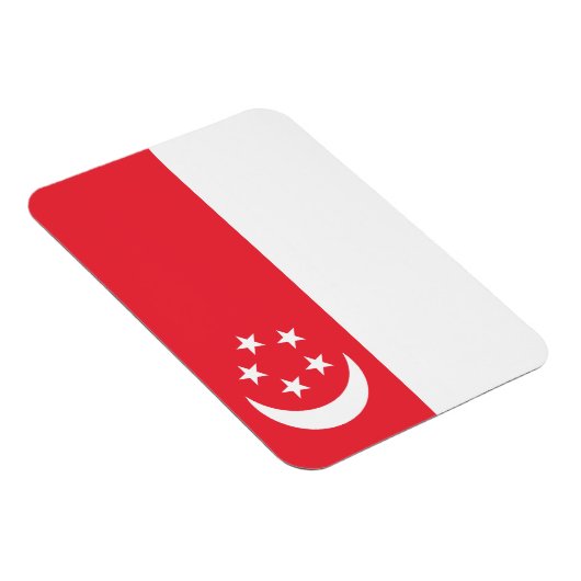 Singapore Flag Magneet (Rechterzijde)