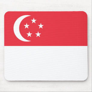 Singapore Flag Magnet Muismat