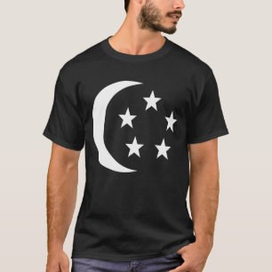 Singapore Flag Moon Star T-shirt