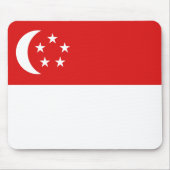 Singapore Flag Mousepad Muismat (Voorkant)