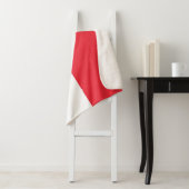 Singapore Flag Sherpa Deken (In situ)