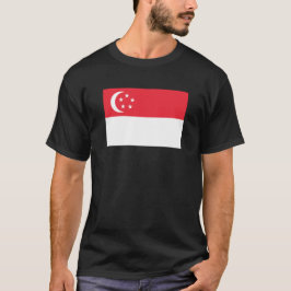 Singapore flag T-Shirt, Patriotic T-shirt
