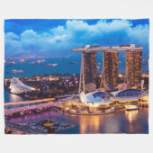 Singapore Fleece Blanket Deken (Voorkant (Horizontaal))
