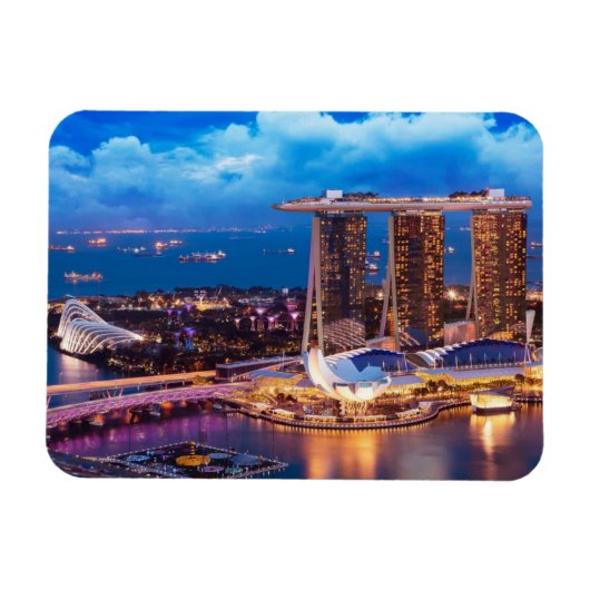 Singapore flexibele magneet (Horizontaal)