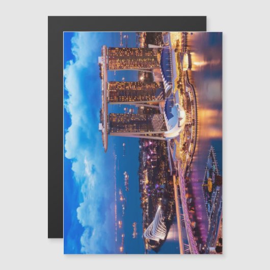 Singapore flexibele magneet (Voorkant / Achterkant)