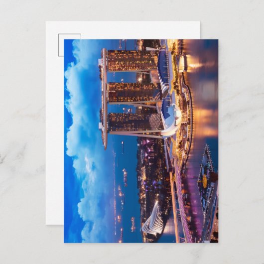 Singapore Flexible Briefkaart (Voorkant / Achterkant)