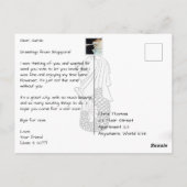 Singapore Gardens by the Bay bij Night Modern Briefkaart (Achterkant)