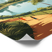 Singapore Gardens by the Bay Travel Art Vintage Poster (Hoek)